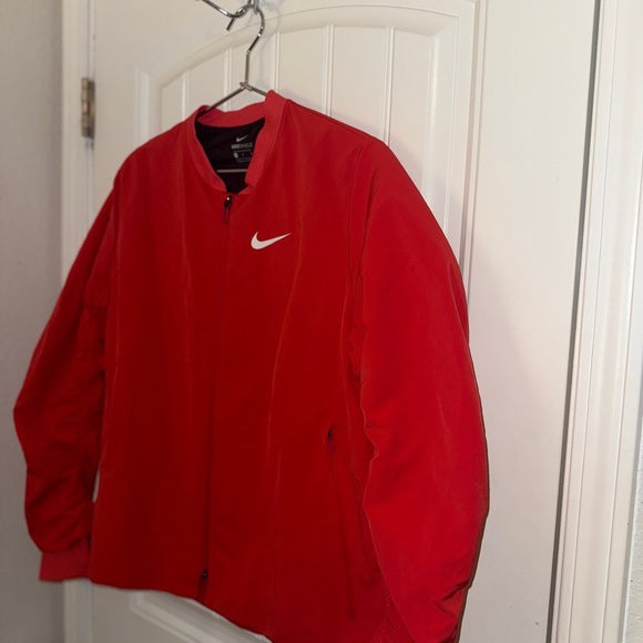 Nike Women's Vibrant Red Bomber Jacket - Picture 5 of 16